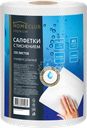 Салфетки HOMECLUB 25x23см, соты, в рулоне, 200шт