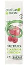 Пастилки с малиной и яблоком Зелёная Линия, 27г