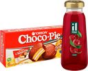 Вместе выгоднее: Печенье Choco Pie в шоколадной глазури, 180 г + Нектар il Primo осветленный, 200 мл