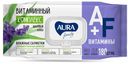 Влажные салфетки с антибактериальным эффектом Aura Family big-pack с крышкой, 180 шт