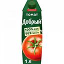 Сок Добрый Томат с солью с мякотью, 1 л