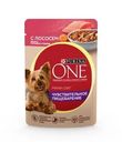 Корм для собак Purina One с лососем и рисом 85г