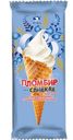 Пломбир Челны Холод на сливках ванильный с шоколадной глазурью 12% БЗМЖ 80г