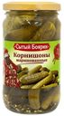 Огурцы корнишоны хрустящие Сытый Боярин 370мл