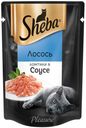 Корм для кошек Sheba лосось в соусе, 85 г