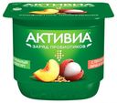 Йогурт «Активиа» персик личи киноа 2.9%, 150 г