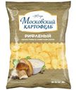 Чипсы Московский картофель рифлёные Белые грибы в сливочном соусе, 120г