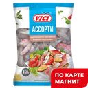 Ассорти из морепродуктов VICI Мороженое, с изделиями из сурими, 450г