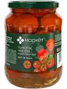 Томаты Черри маринованные с зеленью и чесноком Маркет, 680г