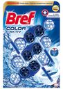 Туалетный блок BREF® Колор актив с хлором, 3х50г