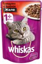 Влажный корм для кошек Whiskas Желе с говядиной и ягненком, 85 г