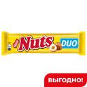 Батончик шоколадный Nuts Мегабайт, с лесным орехом, 66 г