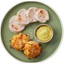 Филе куриное су-вид с соусом Бешамель и овощными биточками Перекрёсток Select, 250г