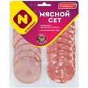 Ассорти Останкино Мясной сет карбонад и колбаса Мраморная нарезка 90г