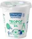Творог Станция Молочная зерненый в сливках 5% БЗМЖ 330г