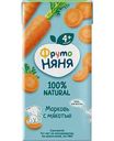 Нектар детский ФрутоНяня Морковь с мякотью, с 4 месяцев, 0,2л