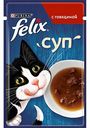 Корм для кошек Felix Суп с говядиной, 48 г