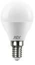 Лампа светодиодная REV E14 тёплый свет, шар, 7Вт