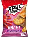 Сухарики Багет ХрусTeam Королевский краб, 60г