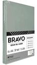 Простыня 2-спальная Bravo поплин цвет: зелёный, 180×215 см