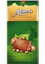 Шоколад молочный Munz+ Фундук, 100г