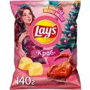 Чипсы картофельные Lay's Краб 140г