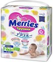 Трусики-подгузники МЕРРИС для детей S (4-8кг), 62шт.