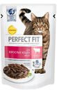 Perfect Fit 85г влаж.взр.кошки с говядин.