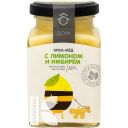 Крем-мед МЕДОВЫЙ ДОМ натуральный цветочный с лимоном-имбирем 320г