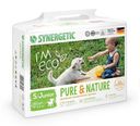 Подгузники-трусики Synergeticm Pure & Nature Junior 40шт