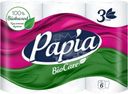 Бумага Papia Biocare туалетная 3 слоя 6 рулонов
