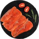 Форель горная слабосоленая филе ломтики,, 1кг