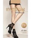 Носки женские Innamore Minima цвет: miele/лёгкий загар, 40 den, 2 пары