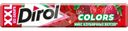 Жевательная резинка Dirol Colors XXL Микс клубничных вкусов без сахара, 19г