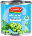 Горошек ГРИН РЭЙ молодой без сахара, 400г