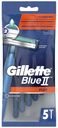 Бритвенные станки Gillette Blue 2 Plus с двойным лезвием 5 шт