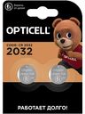 Батарейки литиевые Opticell CR2032 BL2, 2шт.