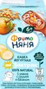 Кашка мультизлаковая ФРУТОНЯНЯ молочная йогуртная, с грушей, бананом и пребиотиками, с 6 месяцев, 200мл