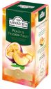 Чай черный Ahmad Tea Peach & Passion Fruit со вкусом и ароматом персика и маракуйи в пакетиках 1,5 г х 25 шт