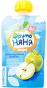 Пюре ФРУТО-НЯНЯ яблочное натуральное для детского питания +4мес, 90г