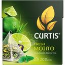 Чай Curtis Fresh Mojito зелёный ароматизированный в пирамидках, 20х1.47г