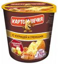 Пюре картофельное «Картошечка» с курицей гренками, 40 г