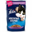 Корм для кошек Аппетитные кусочки в желе Felix с говядиной и ягнёнком, 85 г
