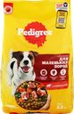 Корм сухой для взрослых собак PEDIGREE с говядиной, для маленьких пород, 2,2кг