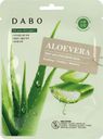 Маска д/лица Dabo с экстрактом алоэ тканевая саше