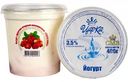 Йогурт Царка с наполнителем Земляника 3,5%, 400 г