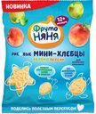 Мини-хлебцы рисовые ФрутоНяня Яблоко-персик с 12 месяцев, 30 г
