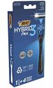 Бритвенный станок Bic Hybrid 3 Flexс 4 сменными кассетами