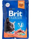 Корм для стерилизованных кошек Brit Premium Лосось в соусе, 85 г
