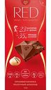 Шоколад молочный RED фундук и макадамия с пониженной калорийностью, 100 г
